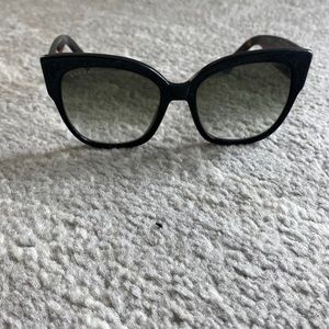 Gucci cat eye oversized sunglasses